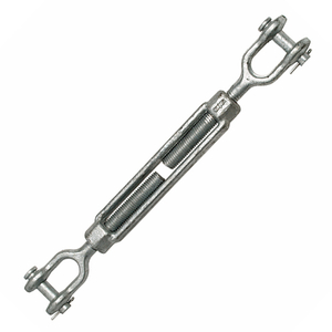 Обтегач за въжета QD Rigging China вилка-вилка M16x170x320 мм, 1300 кг, DIN 1480