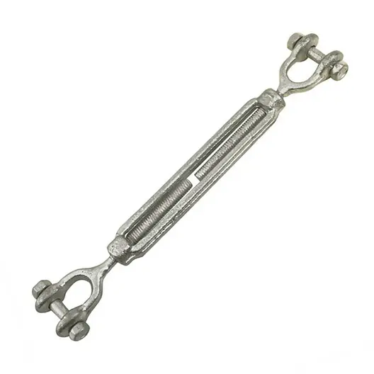 Обтегач за въжета QD Rigging China  вилка-вилка, 930 кг, M12x280x360 мм, DIN 1480