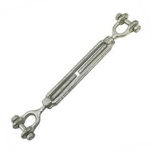 Обтегач за въжета QD Rigging China вилка-вилка M8x110x195 мм, 410 кг, DIN 1480