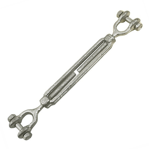 Обтегач за въжета QD Rigging China вилка-вилка M10x125x230 мм, 650 кг, DIN 1480