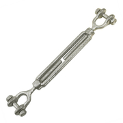 Обтегач за въжета QD Rigging China  вилка-вилка, 1770 кг, M20x410x550 мм, DIN 1480 - product - 069 DMT 034