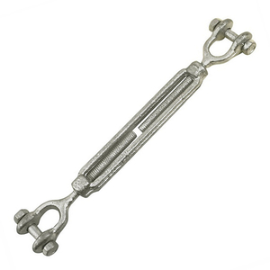 Обтегач за въжета QD Rigging China вилка-вилка M20x195x385 мм, 1770 кг, DIN 1480