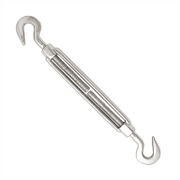 Обтегач за въжета QD Rigging China  кука-кука, 650 кг, M10x185x250 мм, DIN 1480 - product - 069 ISO 044