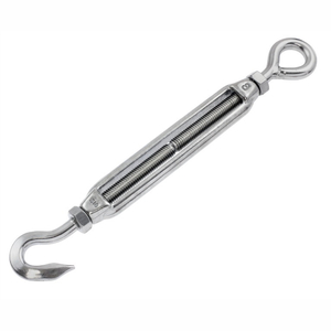 Обтегач за въжета Inox Mare ухо-кука M8x120x235 мм, A4, 140 кг