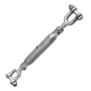 Обтегач за въжета Rawlplug тръбен  вилка-вилка, 320 кг, M8x250x350 мм, R-FF1-N-K - product - 069 KAS 069