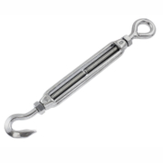 Обтегач за въжета Inox Mare неръждаем  ухо-кука, 220 кг, M10x125x250 мм - product - 069 MUM 058