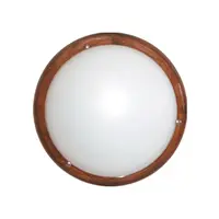 Плафониера City Lux  220-240 V, E27, орех, Wood