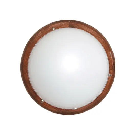 Плафониера City Lux  220-240 V, E27, орех, Wood