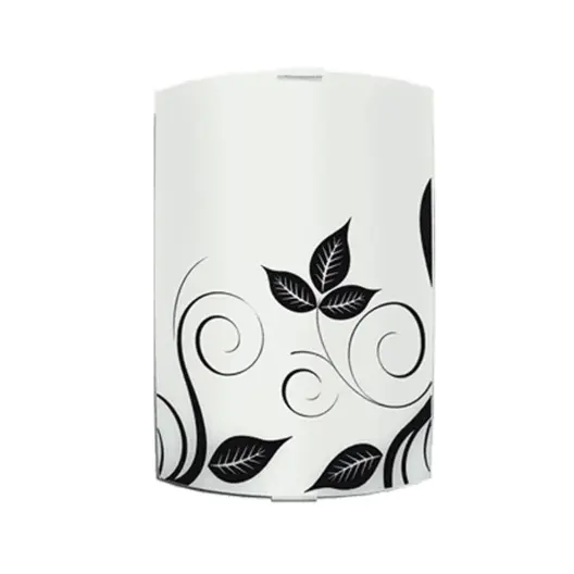 Лампа аплик City Lux интериорна  220-240 V, E27, бял, черен, Flora