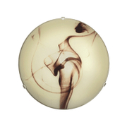 Плафониера City Lux  220-240 V, E27, екрю, Smoke - product - 071 CTY 013