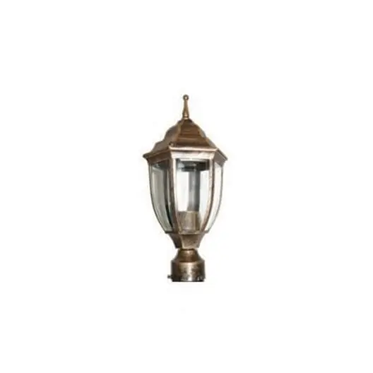 Лампа градинска 2R тип фенер стояща  60 W, 230 V, старо злато, Pacific Middle 02