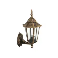 Лампа градинска 2R тип фенер стенна  15 W, 230 V, старо злато, Pacific Small 01