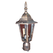 Лампа градинска 2R тип фенер стояща  60 W, 230 V, старо злато, Pacific Small 02 - product - 071 DVB 927