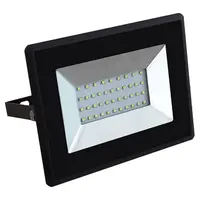LED прожектор V-TAC  30 W, 230 V, 6500 K, черен, VT-4031