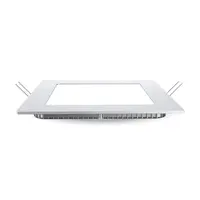 LED панел V-TAC за вграждане  18 W, 225х225х12 мм, бял, 6400 K, 230 V, VT-618