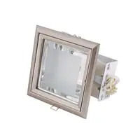 Тяло за луничка Horoz стационарно за вграждане  230 V, E27, матиран хром, HL625