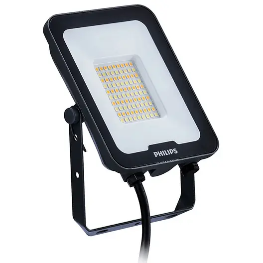 LED прожектор Philips  30 W, 230 V, 3000/4000/6500 K, черен, Ledinaire BVP167