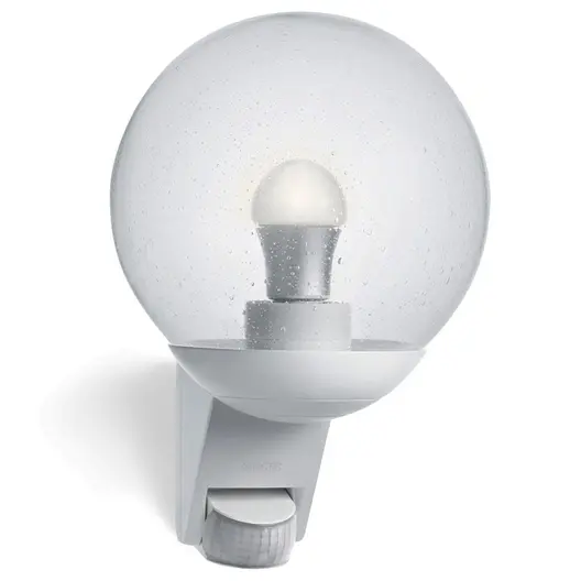 Фасадна лампа със сензор Steinel  60 W, E27, бяла, 230 V, L 585 S