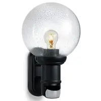 Фасадна лампа със сензор Steinel  60 W, E27, черна, 230 V, L 560 S