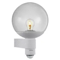 Фасадна лампа със сензор Steinel  60 W, E27, бяла, 230 V, L 400 S WS