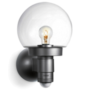 Лампа Steinel фасадна със сензор 60 W, E27, сребро, 230 V, L 115 S - product - 071 SNL 687