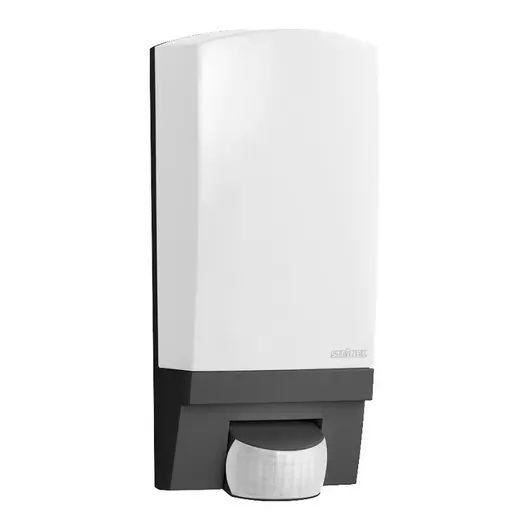 Фасадна лампа със сензор Steinel  60 W, E27, черна, 230 V, L 1