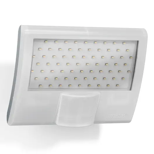 LED прожектор Steinel със сензор за движение  10.5 W, 230 V, 4000 K, бял, XLED curved