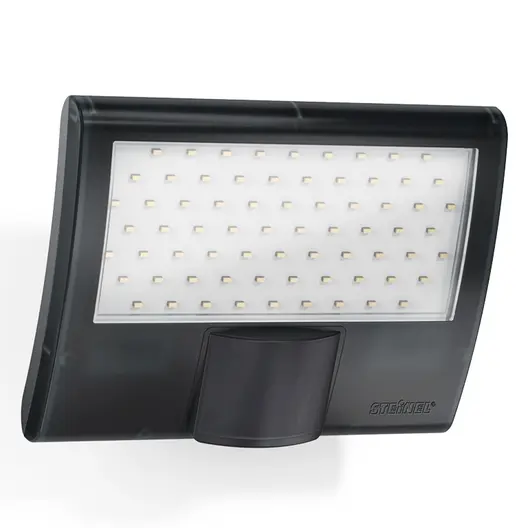 LED прожектор Steinel със сензор за движение  10.5 W, 230 V, 4000 K, антрацит, XLED curved