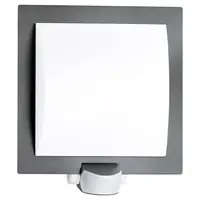 Фасадна лампа със сензор Steinel  60 W, E27, антрацит, 230 V, L 20