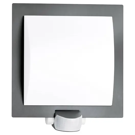 Фасадна лампа със сензор Steinel  60 W, E27, антрацит, 230 V, L 20