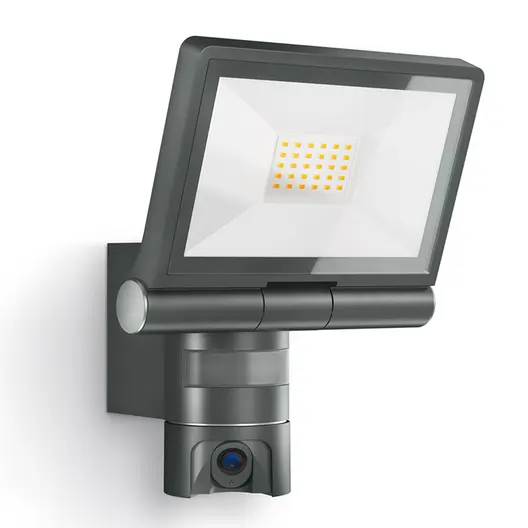 LED прожектор Steinel със сензор за движение  230 V, 3000 K, антрацит, XLED CAM2 SC