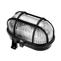 Плафониера as - Schwabe промишлена влагозащитена  230 V, E27, черен