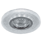 Тяло за луничка Vivalux стационарно за вграждане  12 V, Gx5.3, ф 98х10 мм, кристал, Azar SL413 - product - 071 VIV4268