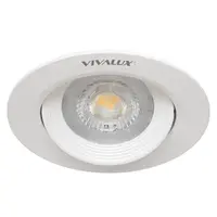 LED луничка Vivalux подвижна за вграждане  5 W, ф 90х43.5 мм, 4000 K, 230 V, Raya LED