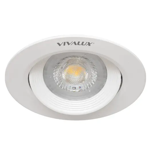 LED луничка Vivalux подвижна за вграждане  5 W, ф 90х43.5 мм, 4000 K, 230 V, Raya LED