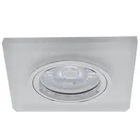 Тяло за луничка Vivalux стационарно за вграждане  12 V, Gx5.3, 90х90х20 мм, мат, SL401 FRS