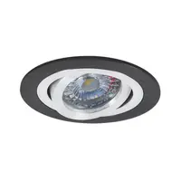 Тяло за луничка Vivalux подвижно за вграждане  12 V, Gx5.3, ф 92х22 мм, черно, Style SL