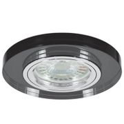 Тяло за луничка Vivalux стационарно за вграждане  12 V, Gx5.3, ф 90х25 мм, черно, Grace SL - product - 071 VIV 163