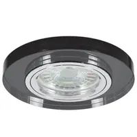 Тяло за луничка Vivalux стационарно за вграждане  12 V, Gx5.3, ф 90х25 мм, черно, Grace SL