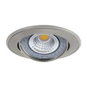 Тяло за луничка Vivalux подвижно за вграждане  12 V, Gx5.3, ф 81х23 мм, сатениран никел/никел, Rila SL515 - product - 071 VIV 187