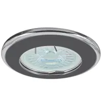Тяло за луничка Vivalux стационарно за вграждане  12 V, Gx5.3, ф 82х27 мм, графит/никел, DUA SL314