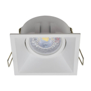 Тяло за луничка Vivalux подвижно за вграждане  230 V, GU10, 90х90х44 мм, бяло, JUNO SL512 W - product - 071 VIV 237