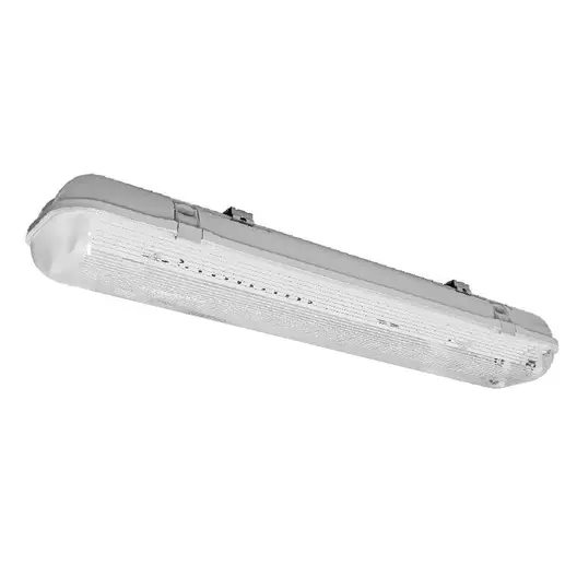 Осветително тяло Vivalux за LED пури влагозащитено  2x22 W, 1265 мм, 110 мм, JEX PC BASE 222 LED
