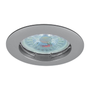 Тяло за луничка Vivalux стационарно за вграждане  12 V, Gx5.3, ф 76х24 мм, матиран перлен хром, Ring SL514 - product - 071 VIV 505