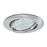 Тяло за луничка Vivalux подвижно за вграждане  12 V, Gx5.3, ф 83х20 мм, матиран никел, Oslo SL515 - product - 071 VIV 506