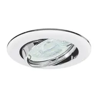 Тяло за луничка Vivalux подвижно за вграждане  12 V, Gx5.3, ф 83х20 мм, хром, Oslo SL515