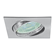 Тяло за луничка Vivalux подвижно за вграждане  12 V, Gx5.3, 80х80х25 мм, матиран никел, Reff SL510 - product - 071 VIV 509