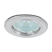 Тяло за луничка Vivalux стационарно за вграждане  12 V, Gx5.3, ф 78х23 мм, матиран перлен хром/никел, Zaza SL514 - product - 071 VIV 515