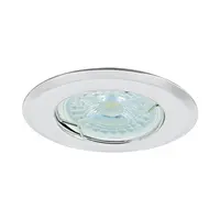 Тяло за луничка Vivalux стационарно за вграждане  12 V, Gx5.3, ф 82х32 мм, хром, Picco SL214