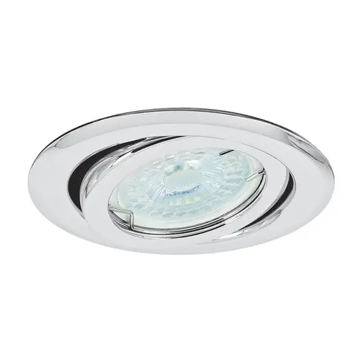 Тяло за луничка Vivalux подвижно за вграждане  12 V, Gx5.3, ф 97х26 мм, хром, NOX SL215